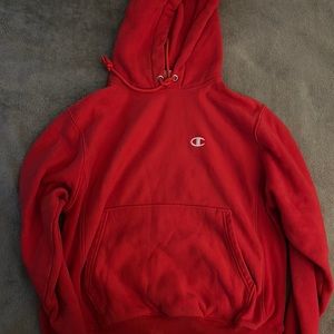 Men’s Champion Red Hoodie